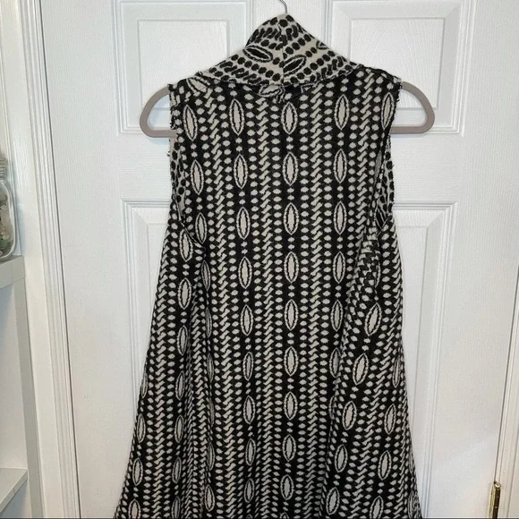 ANTHROPOLOGIE Moth Wool Cotton Blend Long Open Sleeveless Cardigan Sweater XS/S - Picture 5 of 8